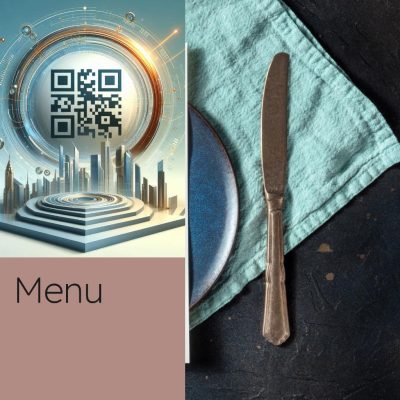 QR code design with company logo